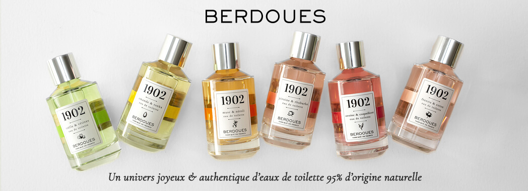 Collection 1902 - Eaux de Cologne BERDOUES sur Parfumerie Burdin